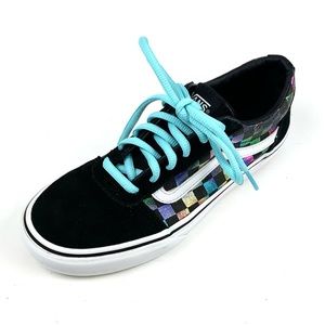 Vans Low Top Old School Checked Sneakers Size 4